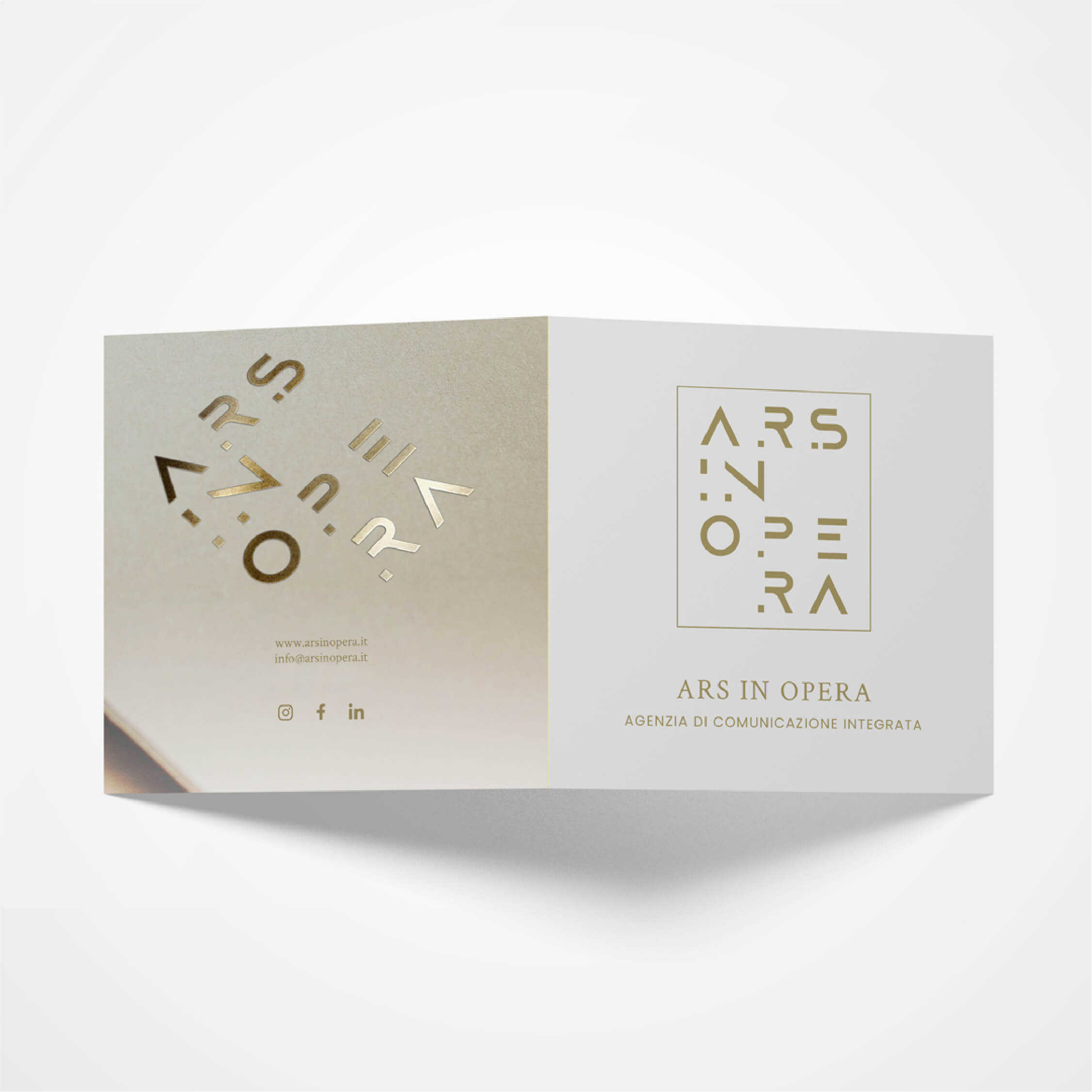 Graphic design: Brochure ars in opera